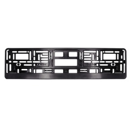 Рамка под номерной знак (чёрная) AVS RN-15